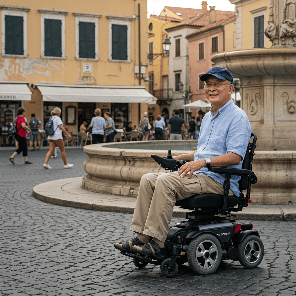 Lightweight Folding Electric Wheelchairs for Travelling