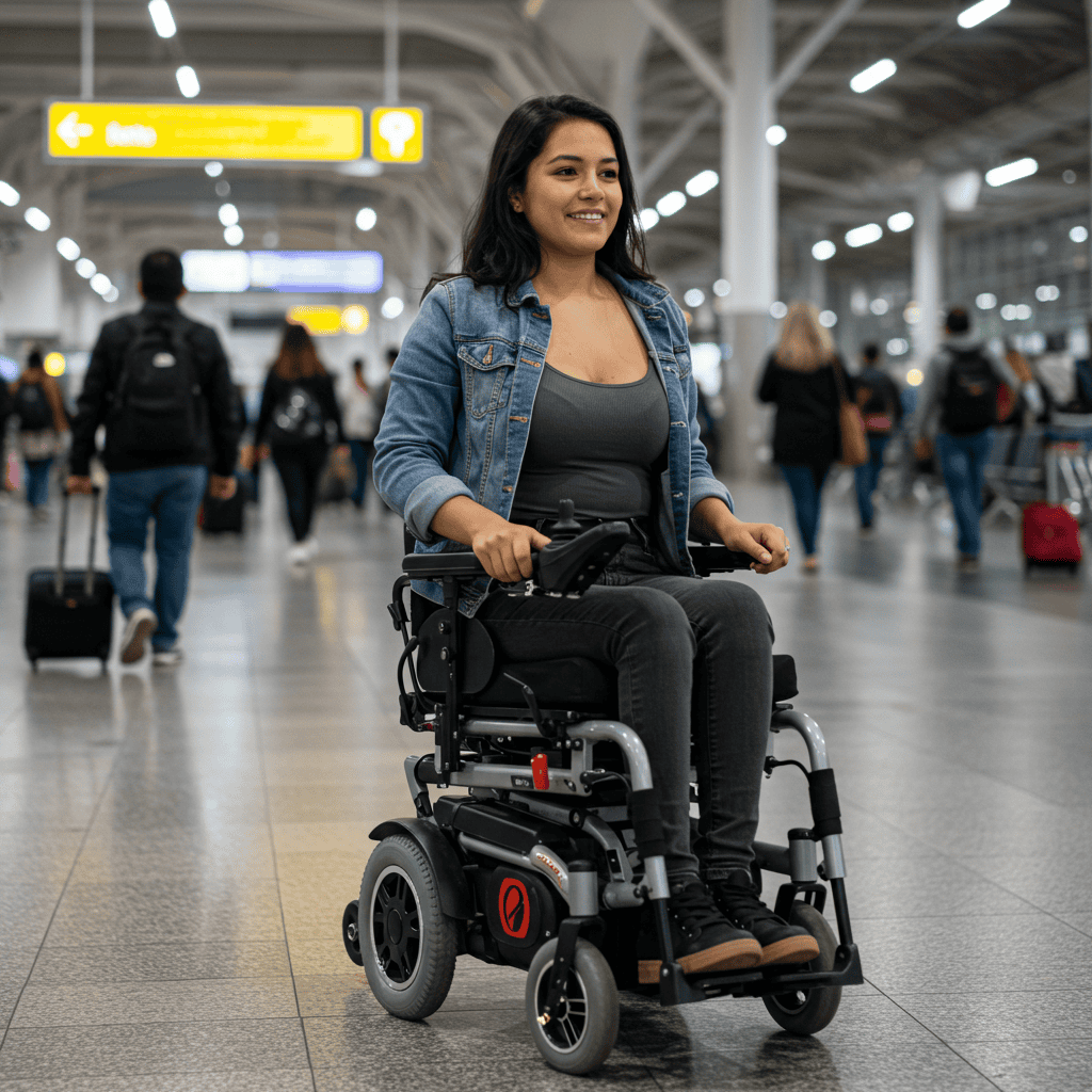 Lightweight Folding Electric Wheelchairs for Travelling