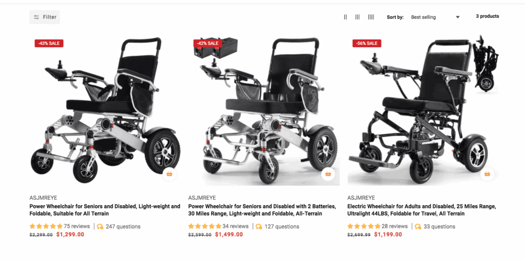 asjmreye discount power wheelchairs